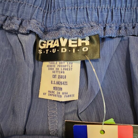 Vintage Graver Studio Blue Shorts - Picture 4 of 5